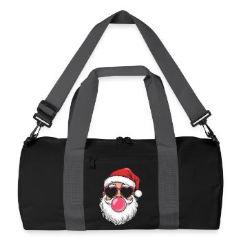 Cool Père Noël Tendance Drôle - Sac de sport recyclé - noir/gris graphite - Devant