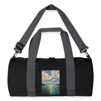 Sunshine - Recycled Duffel Bag - black/graphite grey - Front