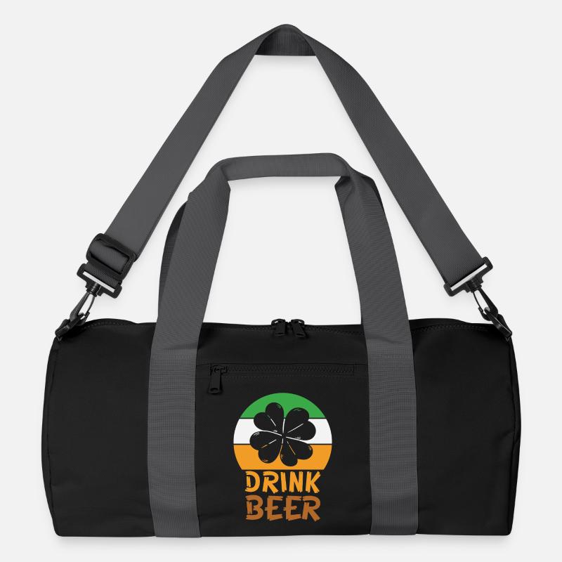 Drink beer irish Recycelte Duffel Bag
