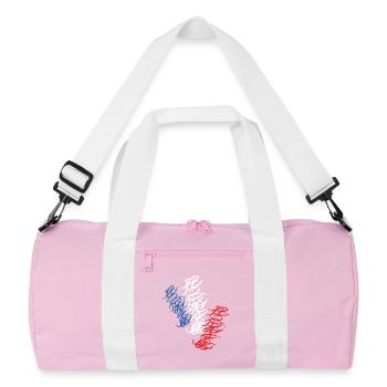 Strasbourg Street Art - Sac de sport recyclé - rose/blanc - Devant