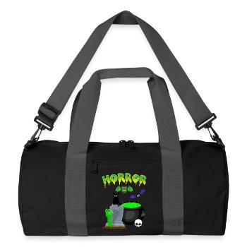 Chaudron de la Sorcière Verte Nuit Effrayante - Sac de sport recyclé - noir/gris graphite - Devant
