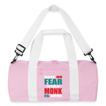 N’ayez crainte, le Mönch est là Tenue - Sac de sport recyclé - rose/blanc - Devant