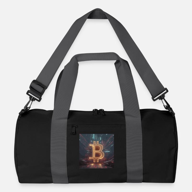 Bitcoin Machtentfaltung – Dynamische Energie Recycelte Duffel Bag