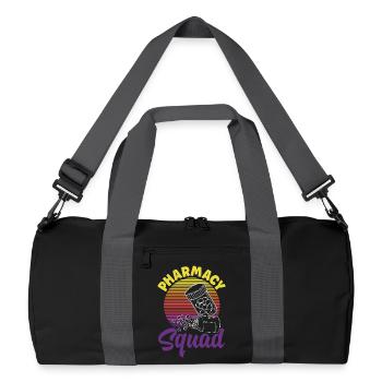 Apotheker Pharmazeutisch-technischer - Recycelte Duffel Bag - Schwarz/Graphitgrau - Vorne