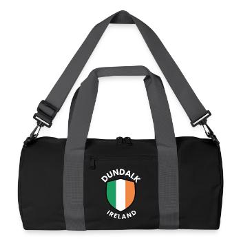 Bouclier d’Irlande de Dundalk - Sac de sport recyclé - noir/gris graphite - Devant