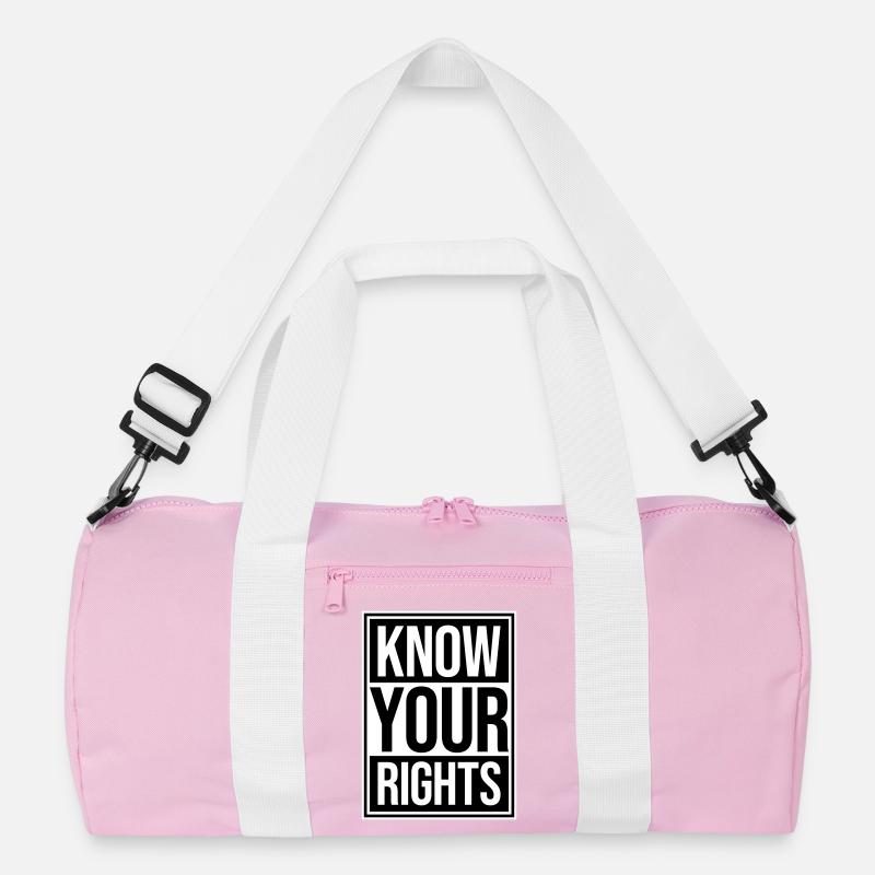 Know Your Rights Activism Justice Freedom Recycled Duffel Bag