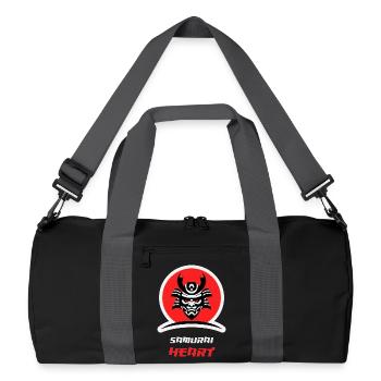 Samurai Workout - Recycled Duffel Bag - black/graphite grey - Front
