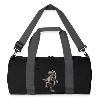 T-Rex_Apex_Explosion_Couleurs_Neon - Recycled Duffel Bag - black/graphite grey - Front