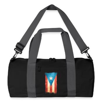 Porto Rico - Sac de sport recyclé - noir/gris graphite - Devant