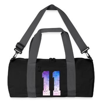 Issue 11 – 11th Anniversary Gift - Recycled Duffel Bag - black/graphite grey - Front