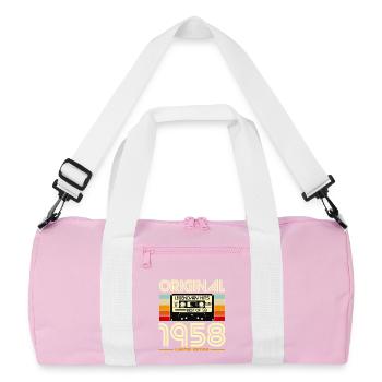 Original 1958 Vintage Cassette - Sac de sport recyclé - rose/blanc - Devant
