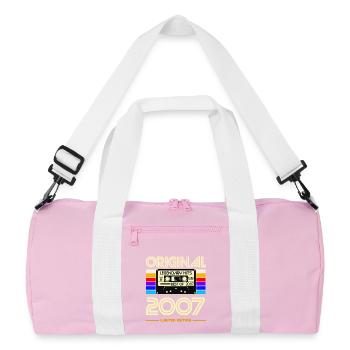 Original 2007: Retro Hits Kassette - Recycelte Duffel Bag - Rosa/Weiß - Vorne