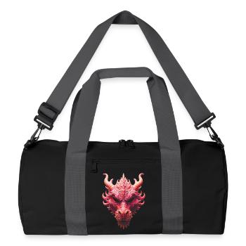 Masque du Dragon Rouge Aurora - Sac de sport recyclé - noir/gris graphite - Devant