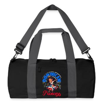 Drapeau de la République dominicaine Dom Rep Pride - Sac de sport recyclé - noir/gris graphite - Devant