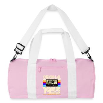 Original 1955 Retro Hits - Recycled Duffel Bag - pink/white - Front