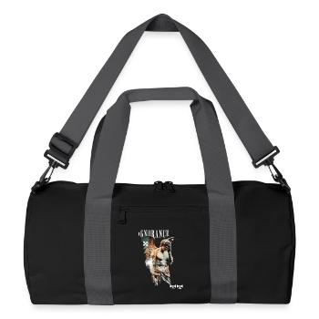 Ignorance Statues Collage - Recycled Duffel Bag - black/graphite grey - Front