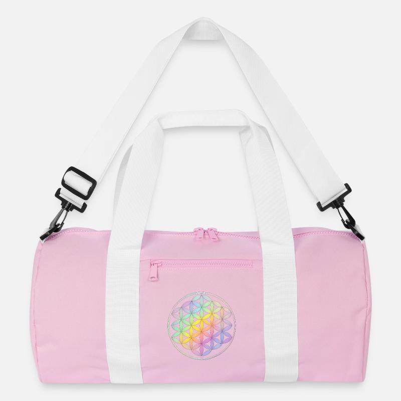 Blume des Lebens Recycelte Duffel Bag