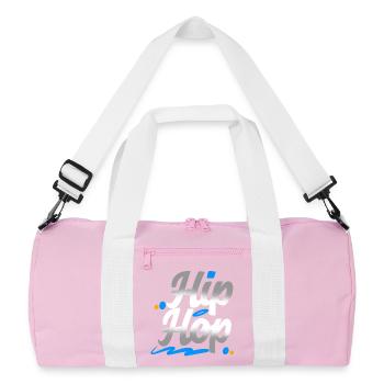 Hip hop - Sac de sport recyclé - rose/blanc - Devant