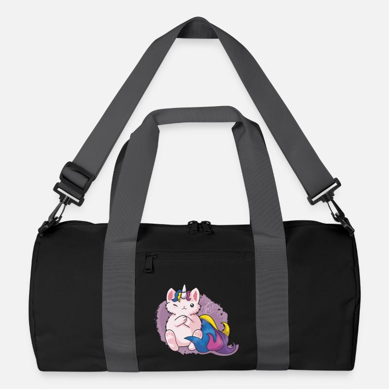 Kitty Katacorn Einhornkatze Recycelte Duffel Bag