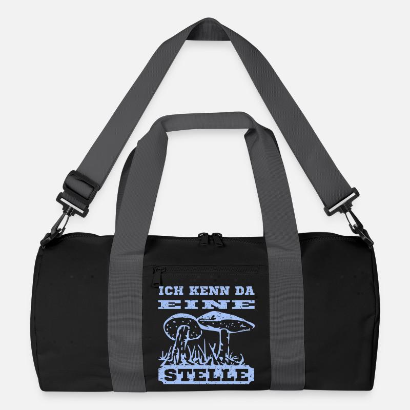 Pilz Design mit Spruch Recycelte Duffel Bag