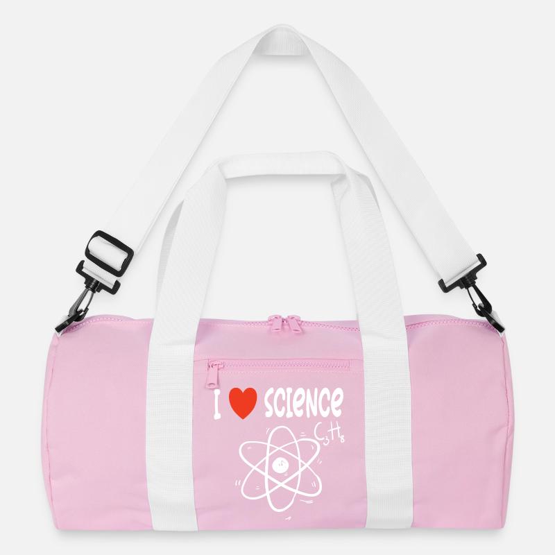 Ich liebe Wissenschaft Recycelte Duffel Bag
