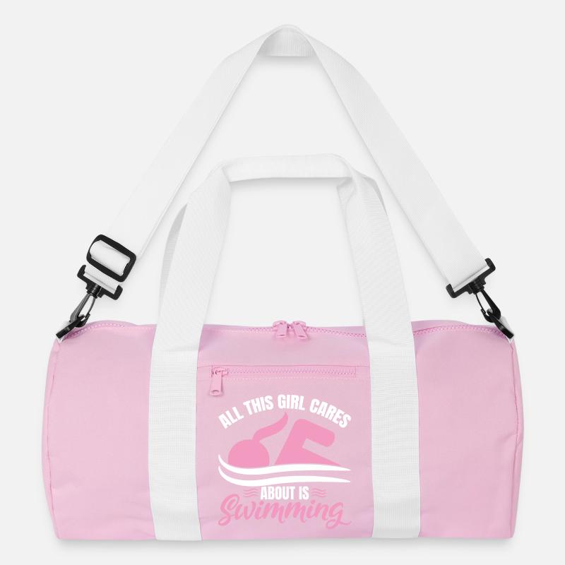 Schwimmer Mädchen Recycelte Duffel Bag