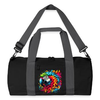 Parrot - Recycled Duffel Bag - black/graphite grey - Front