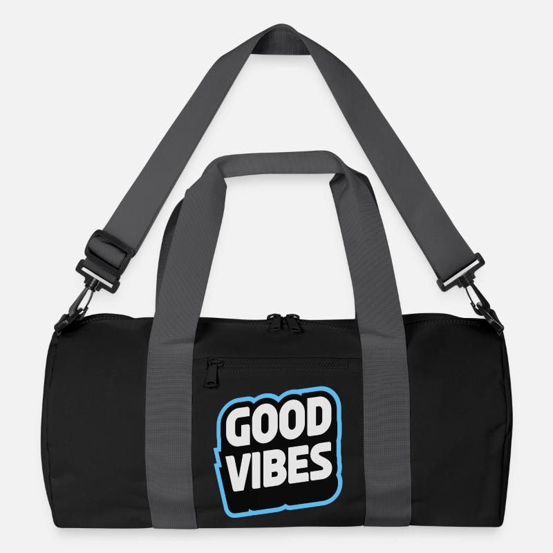 Gute Laune Statement typografisch Recycelte Duffel Bag