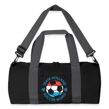 Championnat des Pays-Bas par équipe de Football Holland - Sac de sport recyclé - noir/gris graphite - Devant