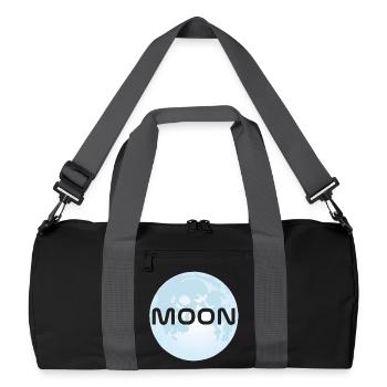 Moon - Recycled Duffel Bag - black/graphite grey - Front