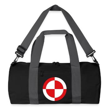échiquier KOŁO PL Blanc Rouge Pologne Pologne - Sac de sport recyclé - noir/gris graphite - Devant