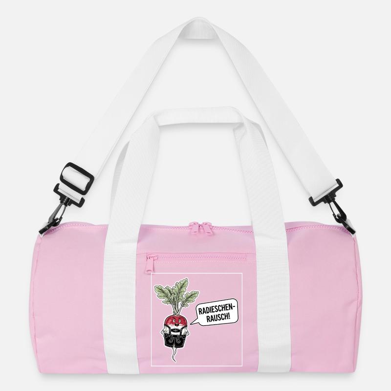 Radieschen-Rausch ! Recycelte Duffel Bag