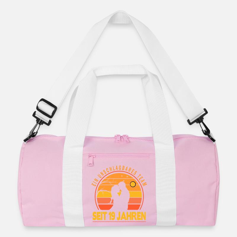 19 Jahre Beziehung Geschenk Ehemann Ehefrau Recycelte Duffel Bag