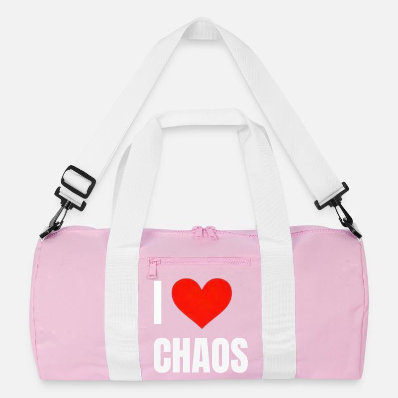 I ❤️ Le chaos Sac de sport recyclé