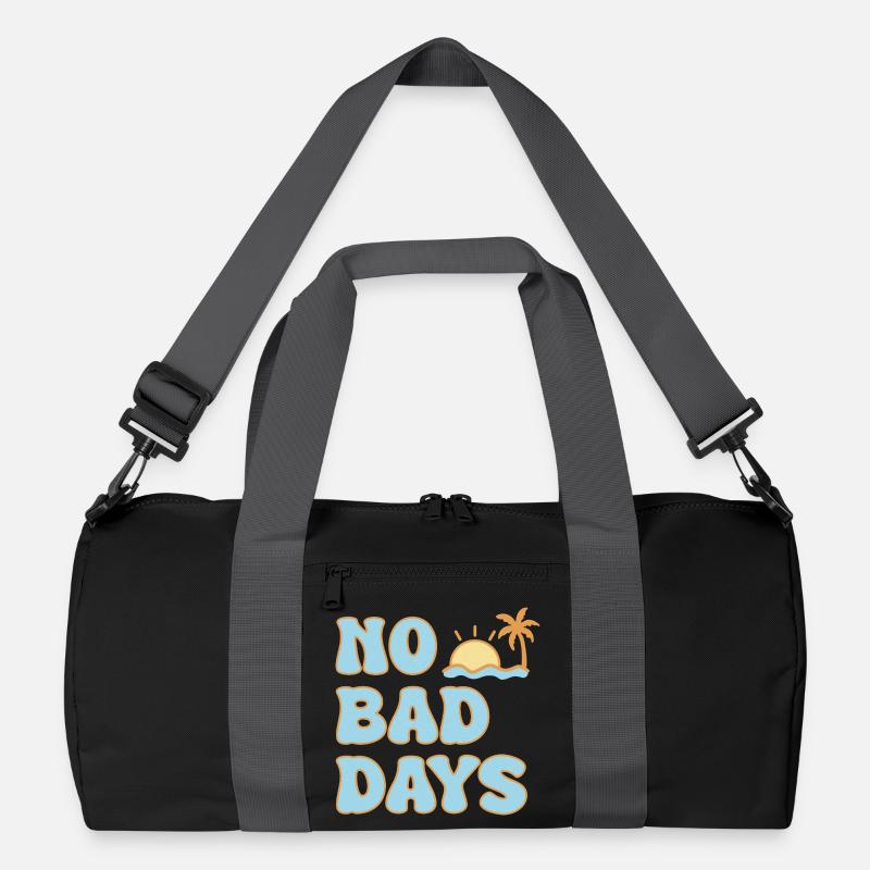 No Bad Days – a summer positive vibe Recycled Duffel Bag