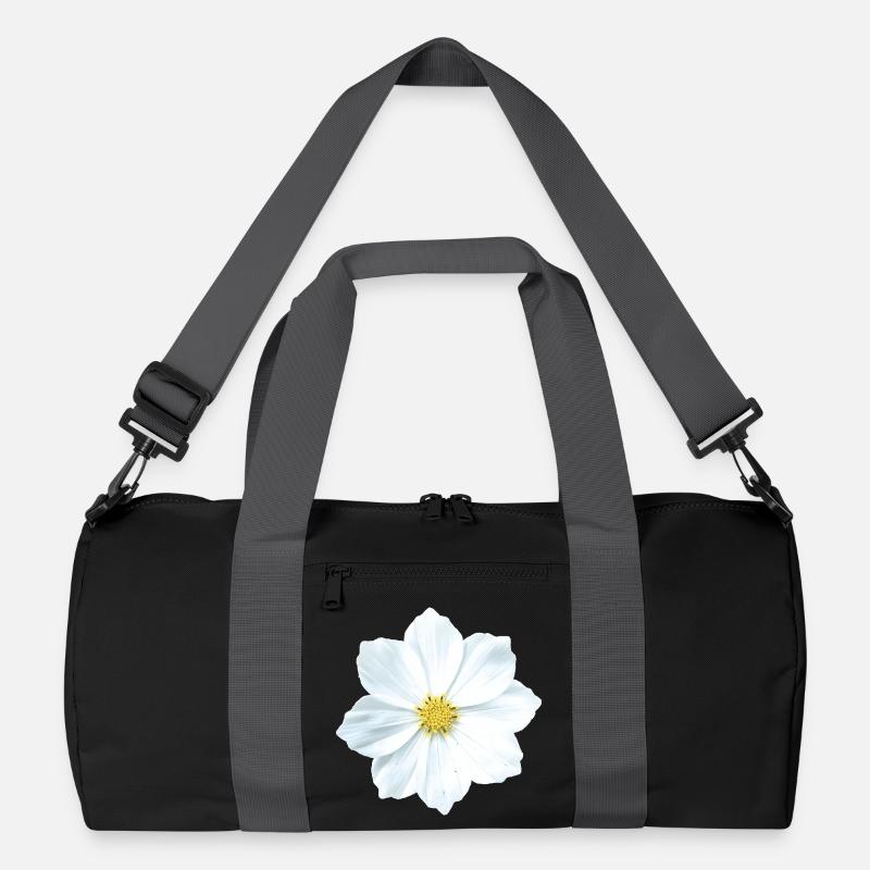 fleur - Sac de sport recyclé - noir/gris graphite