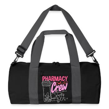 Apotheker Pharmazeutisch-technischer - Recycelte Duffel Bag - Schwarz/Graphitgrau - Vorne