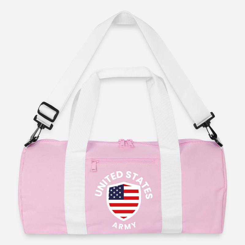 US Army Shield Flag Emblem Recycelte Duffel Bag