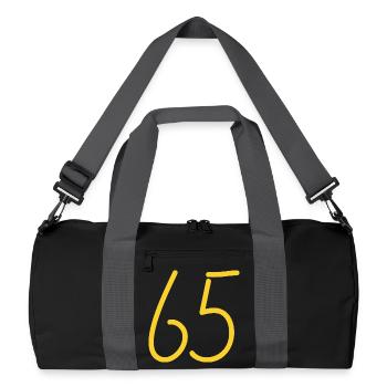65 - Recycled Duffel Bag - black/graphite grey - Front