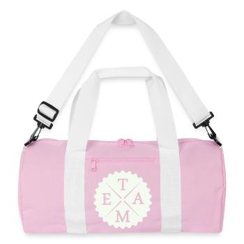Équipe - Sac de sport recyclé - rose/blanc - Devant