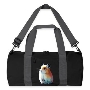 Whistling Hare - Recycled Duffel Bag - black/graphite grey - Front