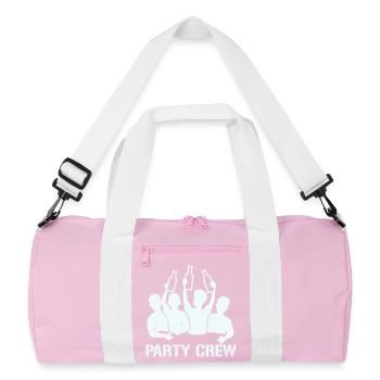 Bottle Raise Party Crew - Recycled Duffel Bag - pink/white - Front