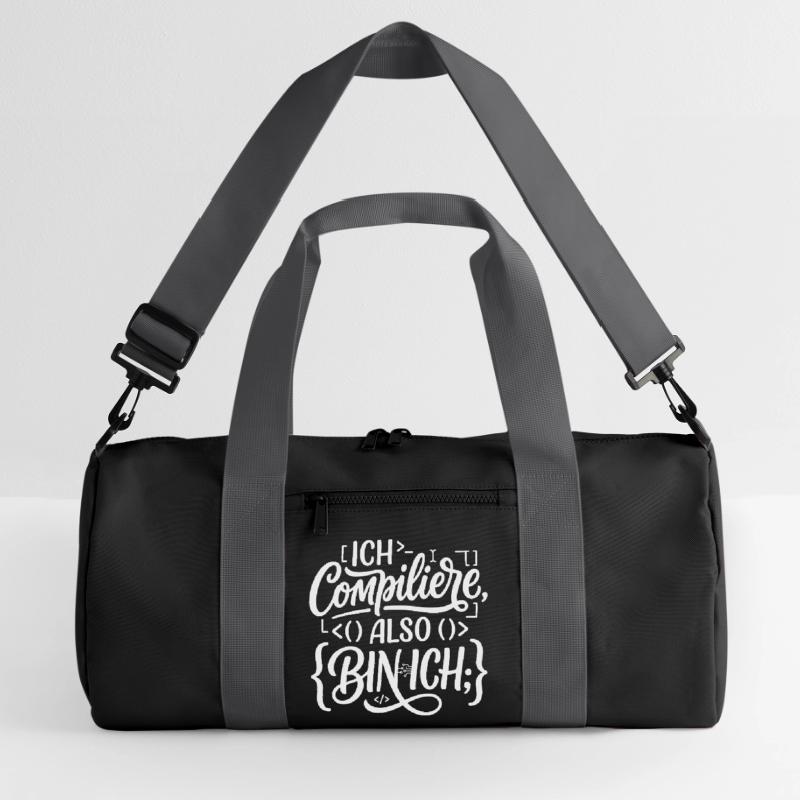 Je compile, donc je suis codeur Sac de sport recyclé