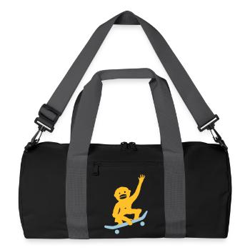 Monkey Tricks - Recycled Duffel Bag - black/graphite grey - Front