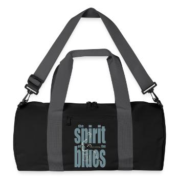 The spirit of the blues - Sac de sport recyclé - noir/gris graphite - Devant