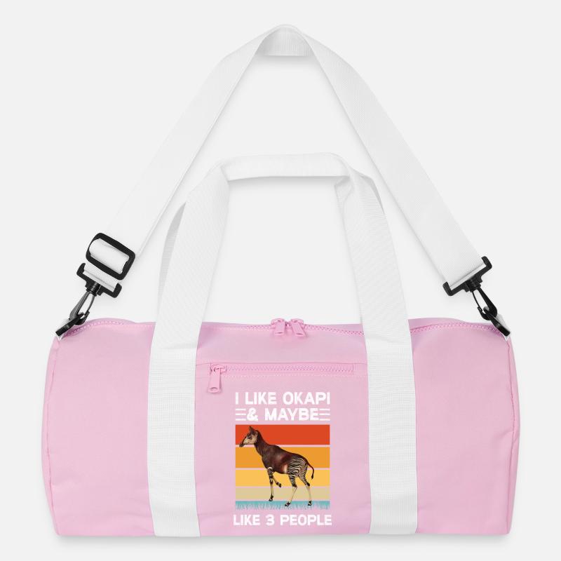 Ich mag Okapi Recycelte Duffel Bag