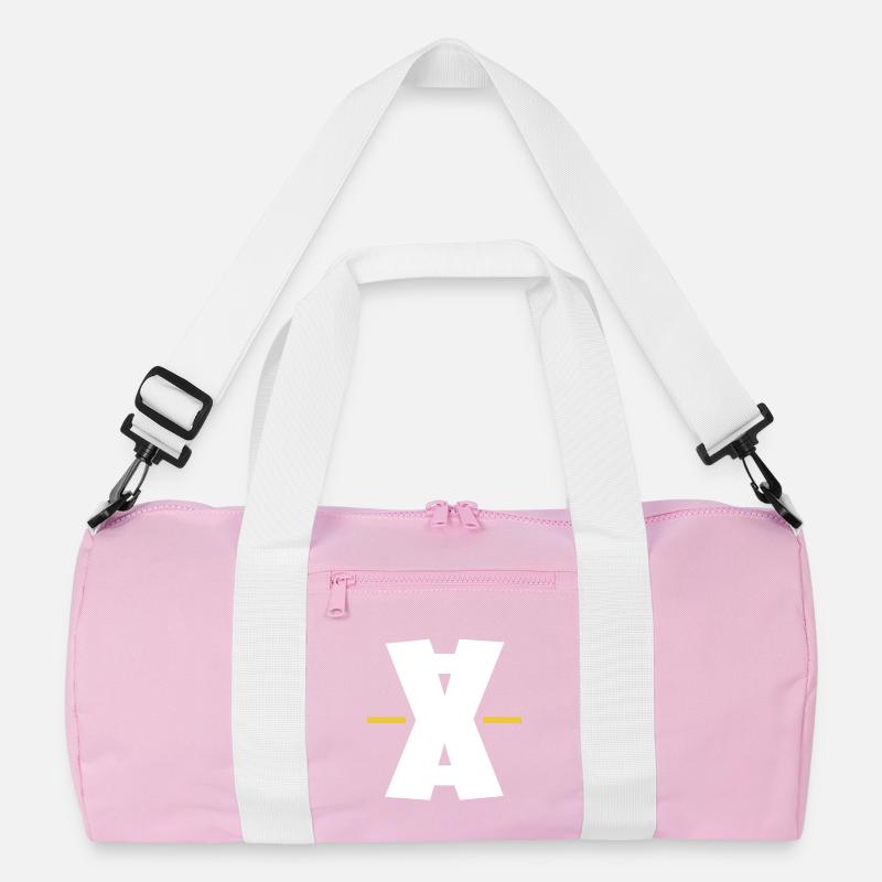 Double X dash digital art Recycled Duffel Bag
