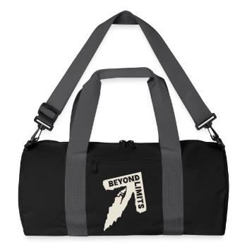 Au-delà des limites - Grimpeur [Blanc] - Sac de sport recyclé - noir/gris graphite - Devant
