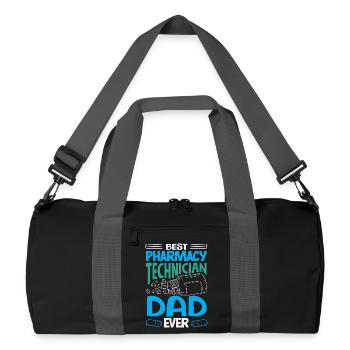 Apotheker Pharmazeutisch-technischer - Recycelte Duffel Bag - Schwarz/Graphitgrau - Vorne