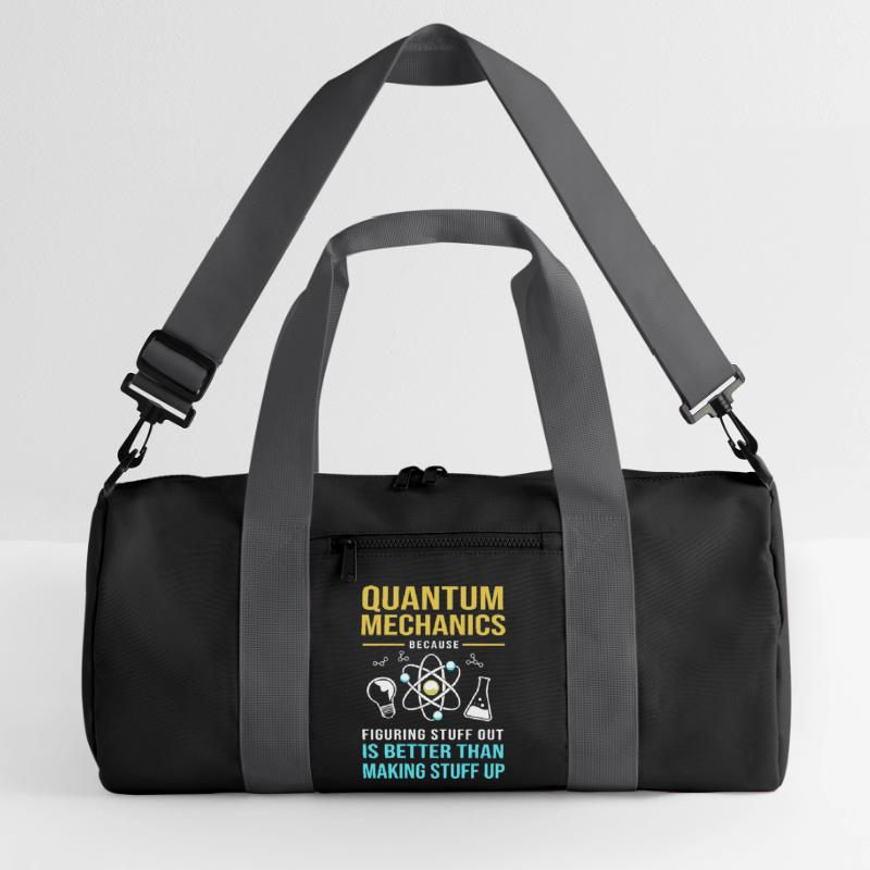 Quantenphysik Quantenmechanik Quantensprung Recycelte Duffel Bag